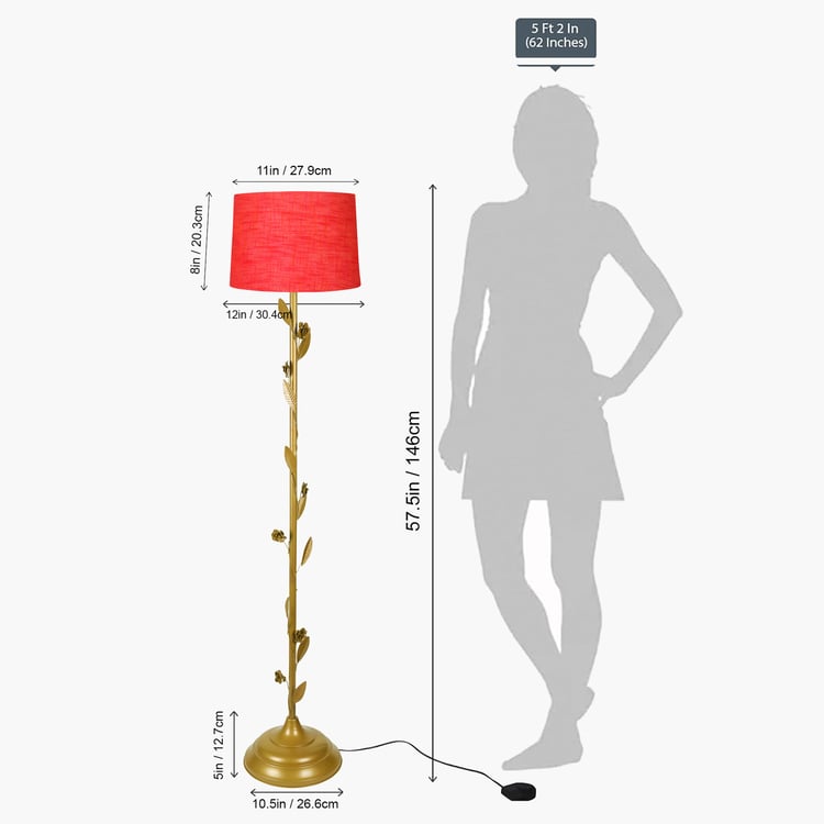 HOMESAKE Metal Floor Lamp
