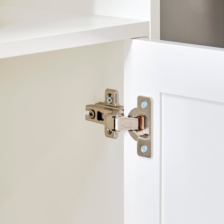 Helios Alton Torres 2-Door Book Cabinet - White