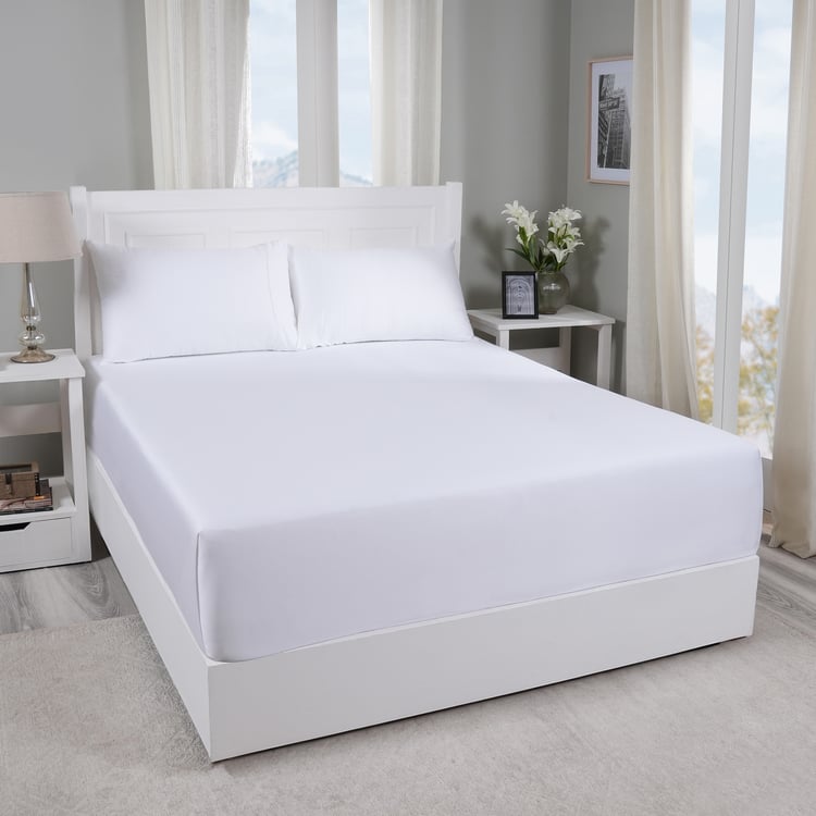 MASPAR Viola Cotton 300TC 2Pcs Single Bedsheet Set
