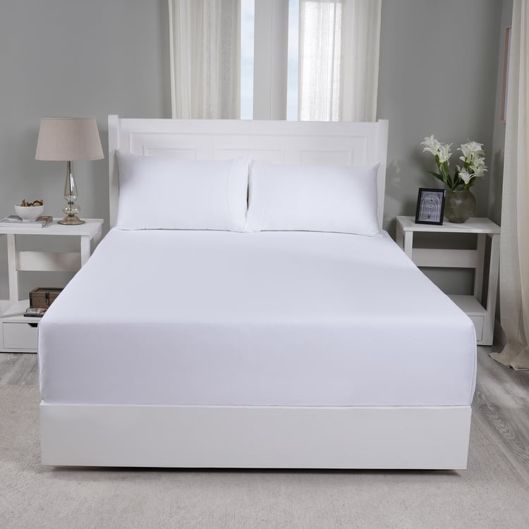 MASPAR Viola Cotton 300TC 2Pcs Single Bedsheet Set