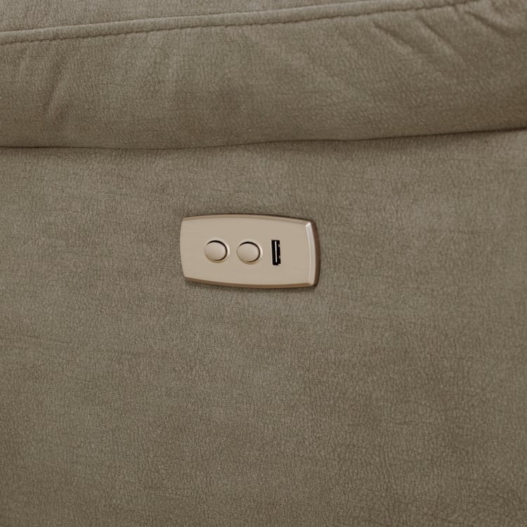 Cairo NXT Fabric 2-Seater Electric Recliner - Greige