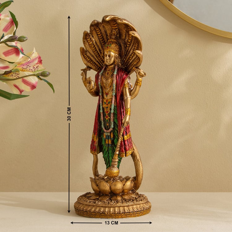 Corsica Ananta Polyresin Vishnu Figurine