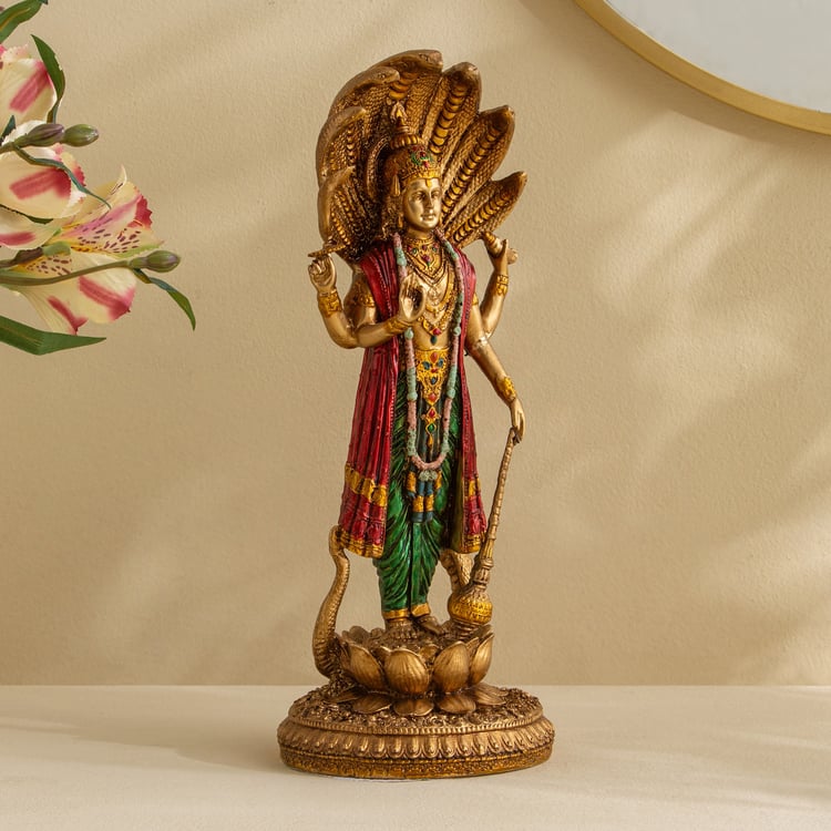 Corsica Ananta Polyresin Vishnu Figurine