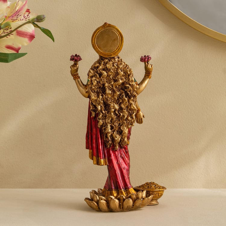 Corsica Ananta Polyresin Standing Lakshmi Figurine