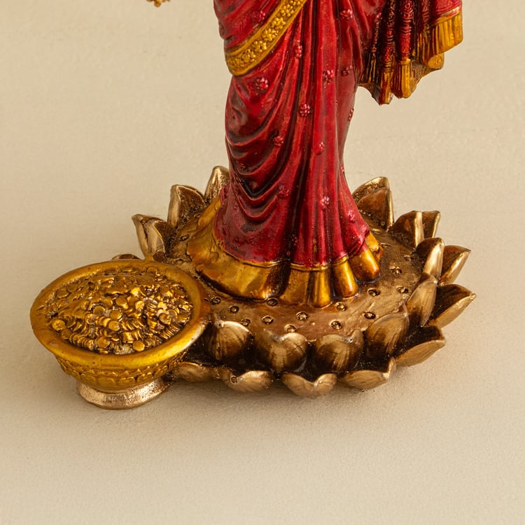 Corsica Ananta Polyresin Standing Lakshmi Figurine