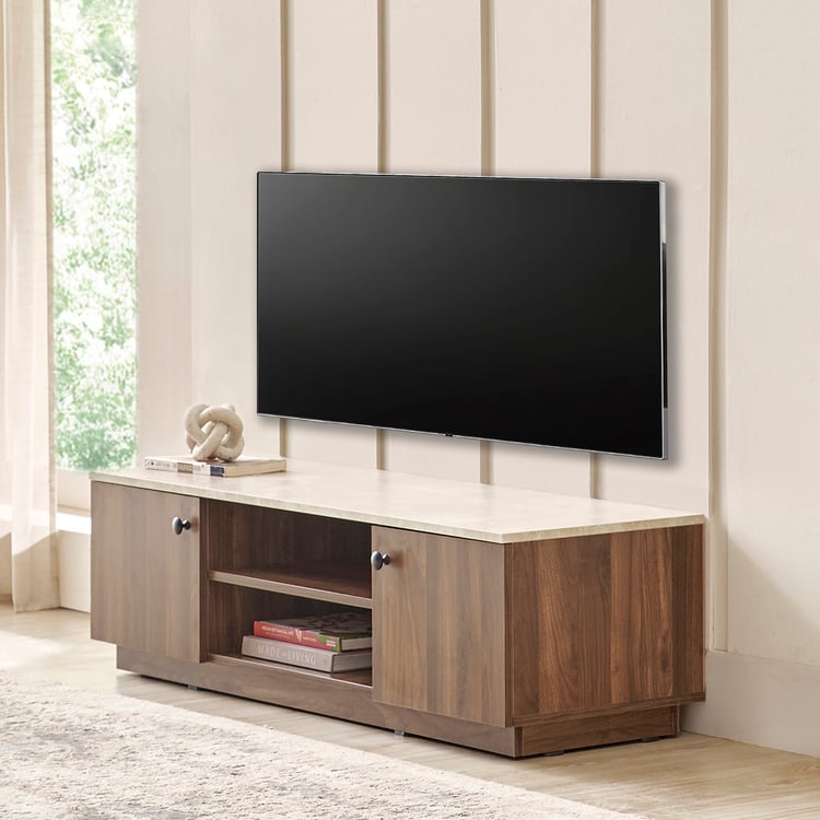 Helios Addison Compact TV Unit - Brown