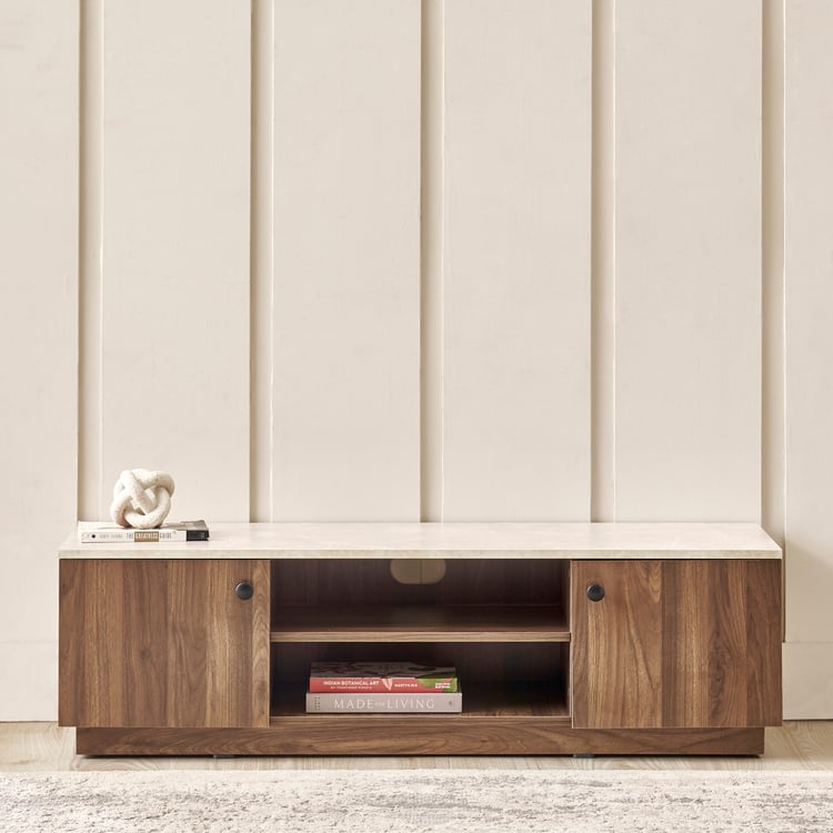 Helios Addison Compact TV Unit - Brown