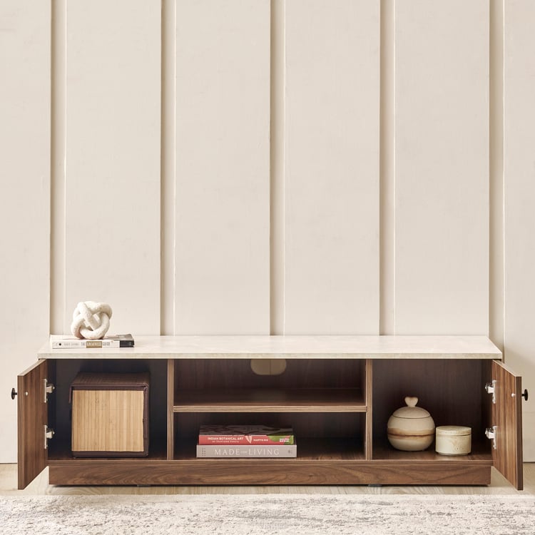Helios Addison Compact TV Unit - Brown