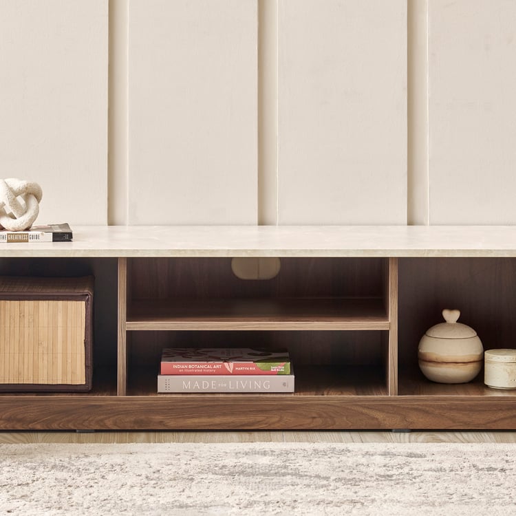 Helios Addison Compact TV Unit - Brown