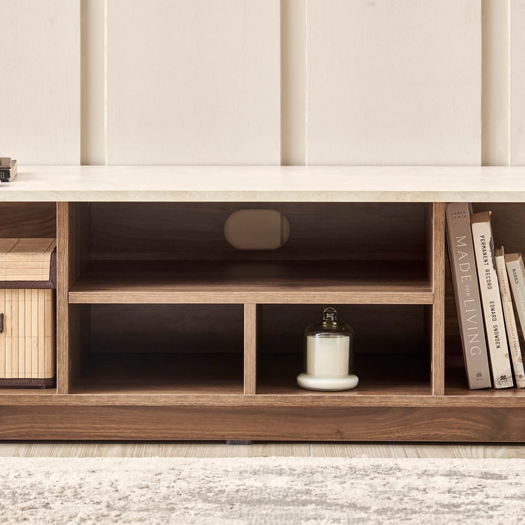 Helios Addison Open TV Unit - Brown