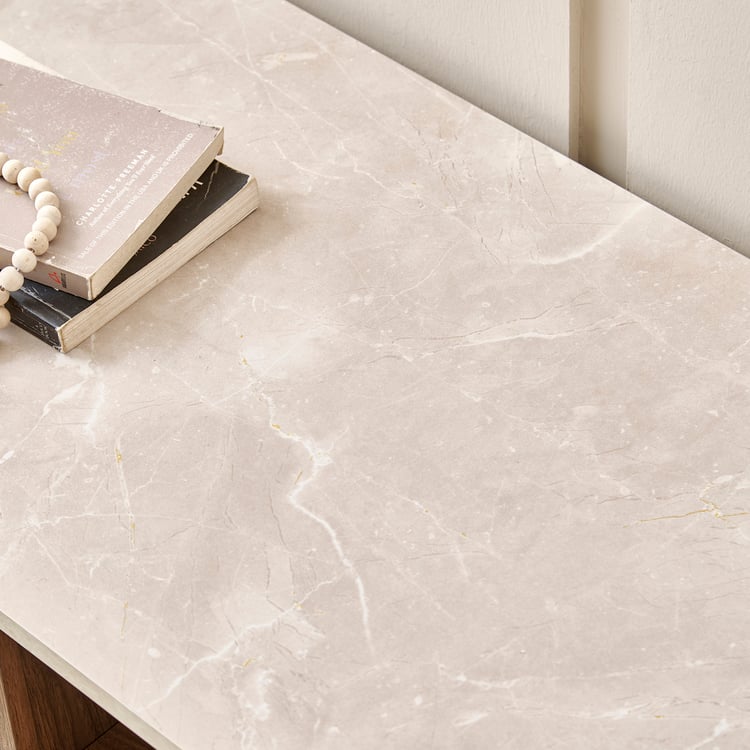 Helios Addison Open TV Unit - Brown