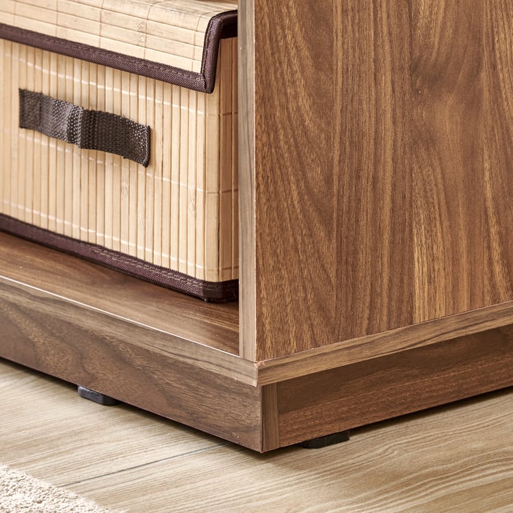 Helios Addison Open TV Unit - Brown