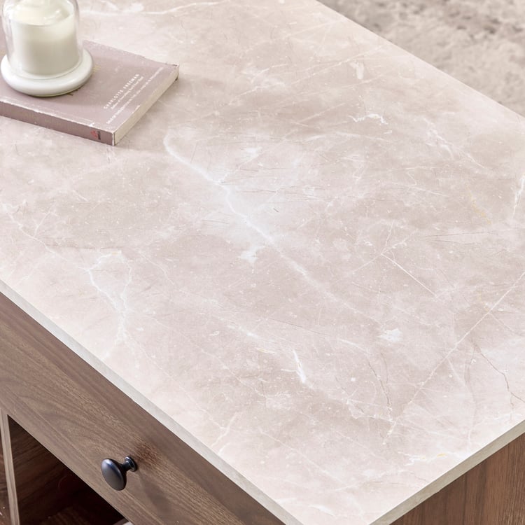 Helios Addison Coffee Table with Drawers - Brown