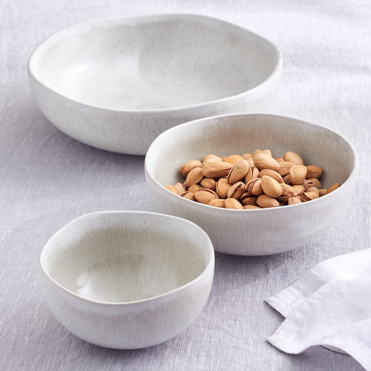 Natura Latte Stoneware Cereal Bowl - 550ml