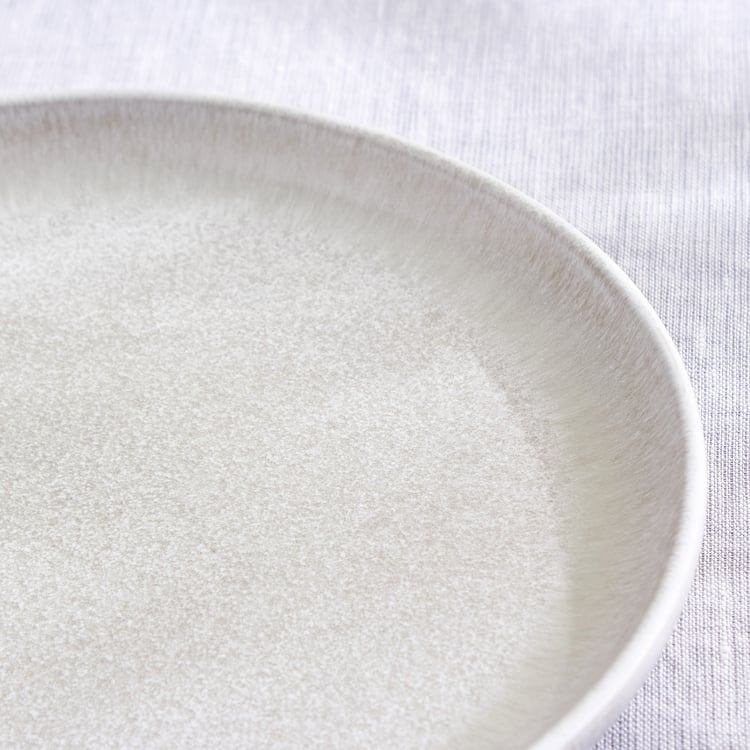 Natura Latte Stoneware Side Plate - 21cm