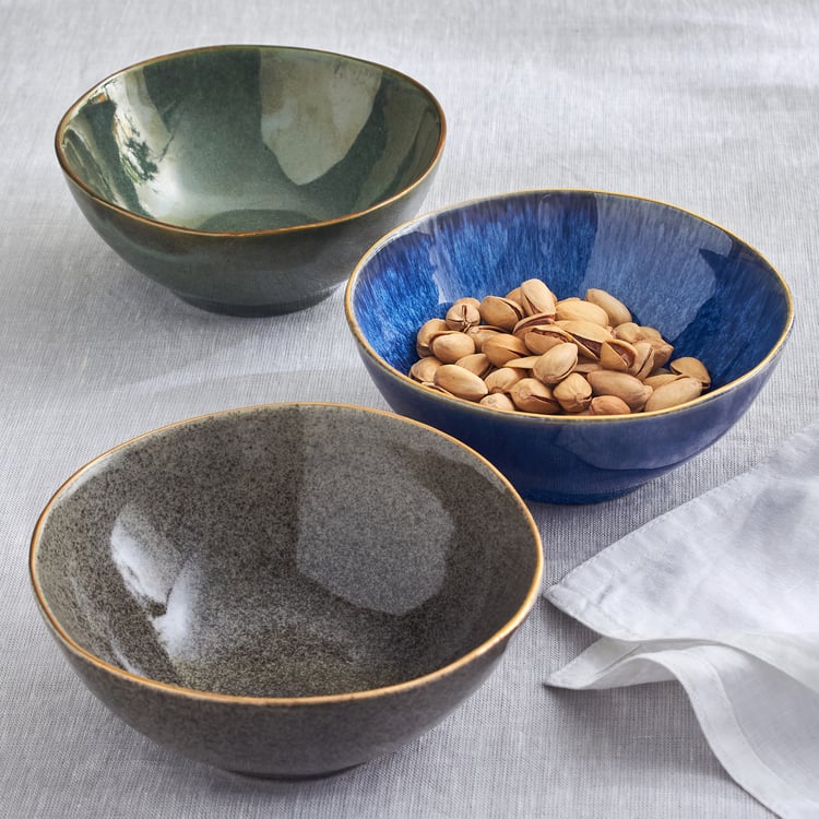 Carlington Reactive Stoneware Cereal Bowl - 480ml