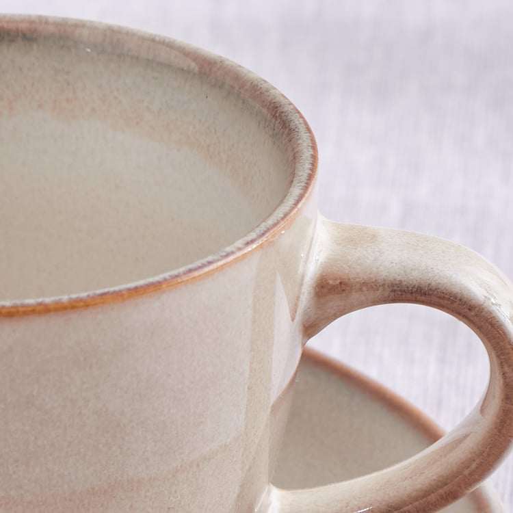 Cerradura Moss Stoneware Cup and Saucer - 280ml