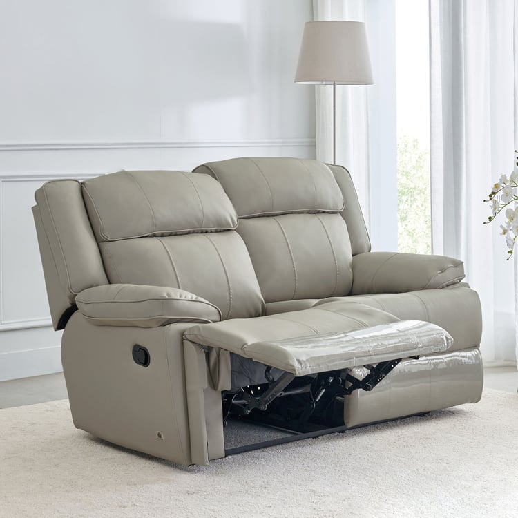 Torino Faux Leather 3+2+1 Seater Recliner - Grey