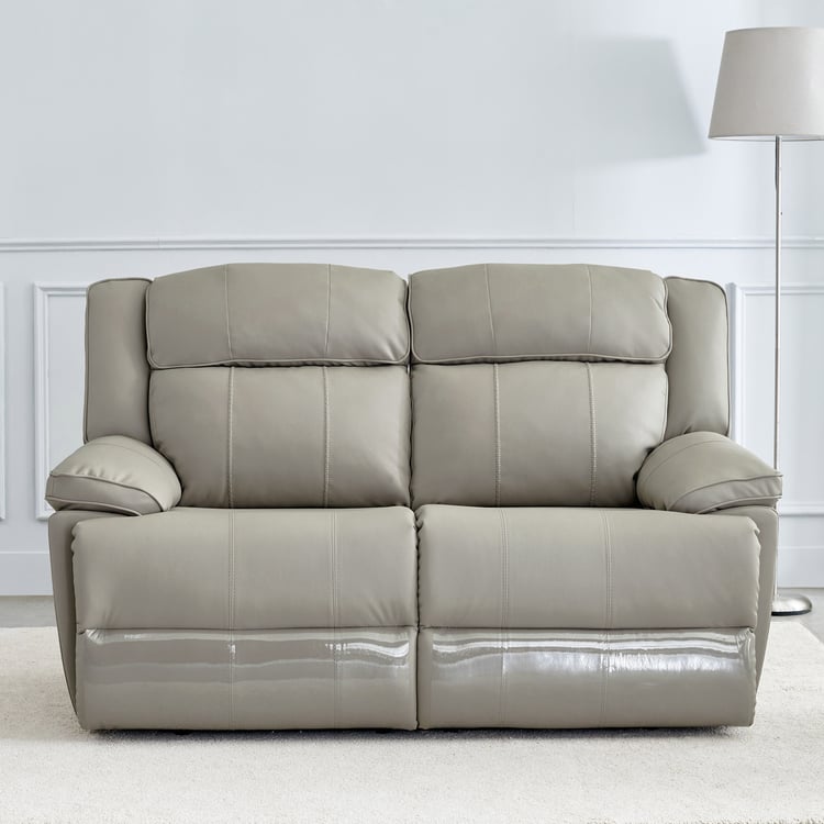 Torino Faux Leather 3+2+1 Seater Recliner - Grey