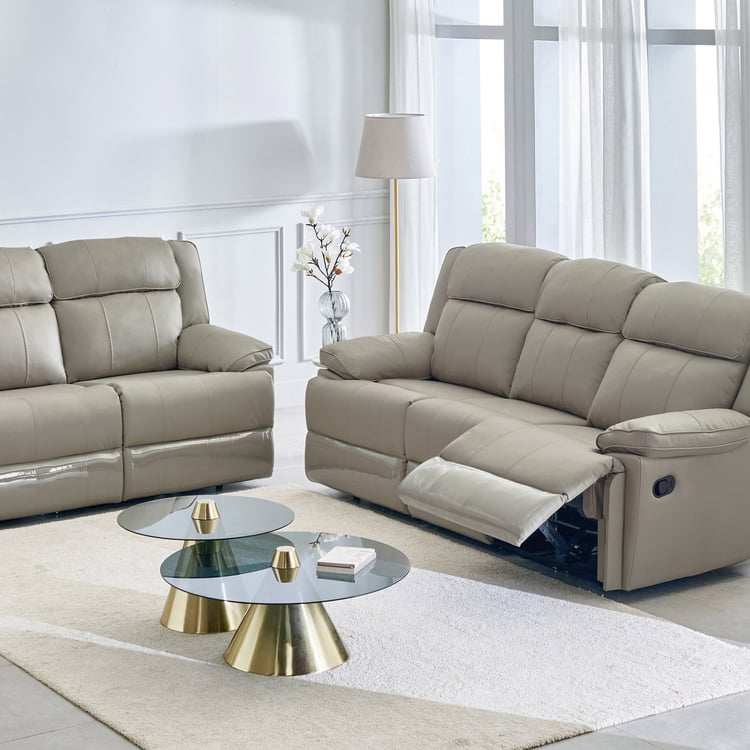 Torino Faux Leather 3+2 Seater Recliner - Grey