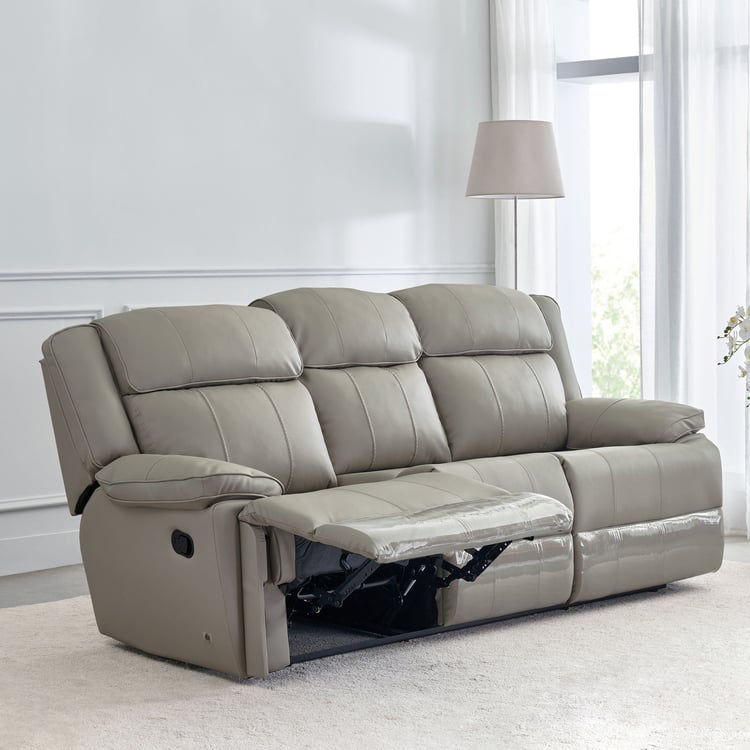Torino Faux Leather 3+2 Seater Recliner - Grey