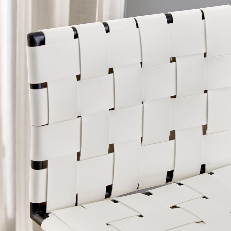 Sterling Swivel Bar Chair - White