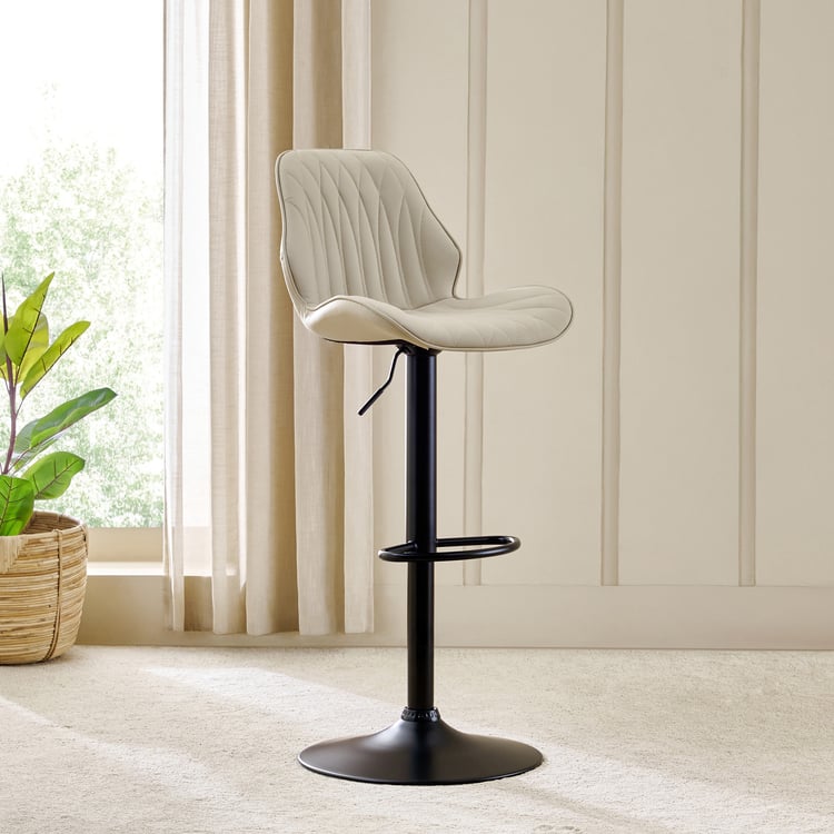 Tiffany Swivel Bar Chair - Grey
