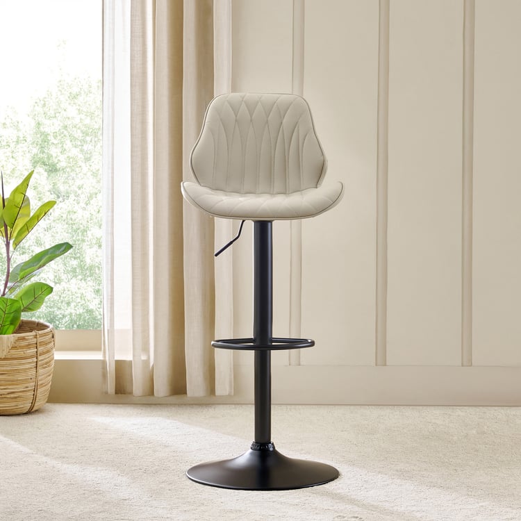 Tiffany Swivel Bar Chair - Grey