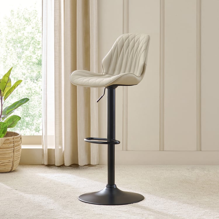 Tiffany Swivel Bar Chair - Grey