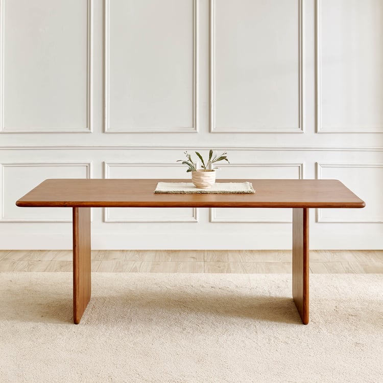 Havana NXT Acacia Wood 6-Seater Dining Table - Brown