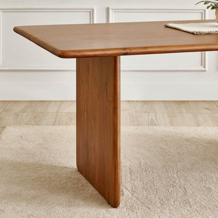 Havana NXT Acacia Wood 6-Seater Dining Table - Brown