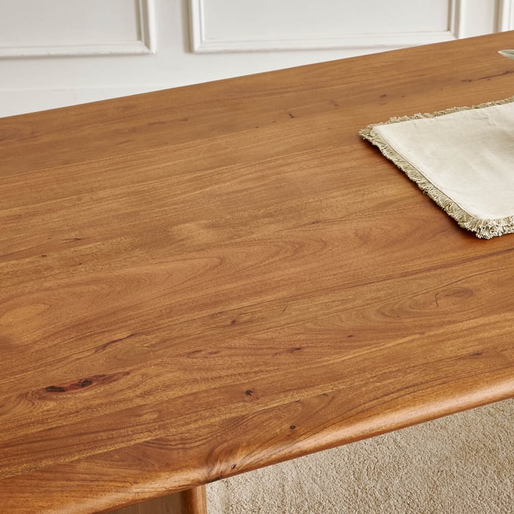 Havana NXT Acacia Wood 6-Seater Dining Table - Brown