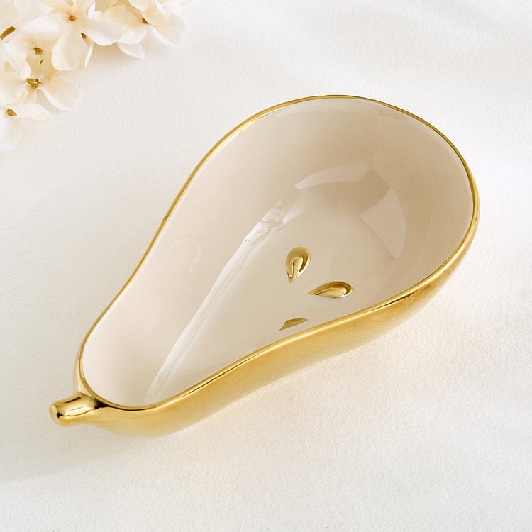 Grantley Opt Vellura Ceramic Pear Decorative Bowl