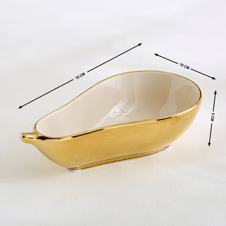 Grantley Opt Vellura Ceramic Pear Decorative Bowl