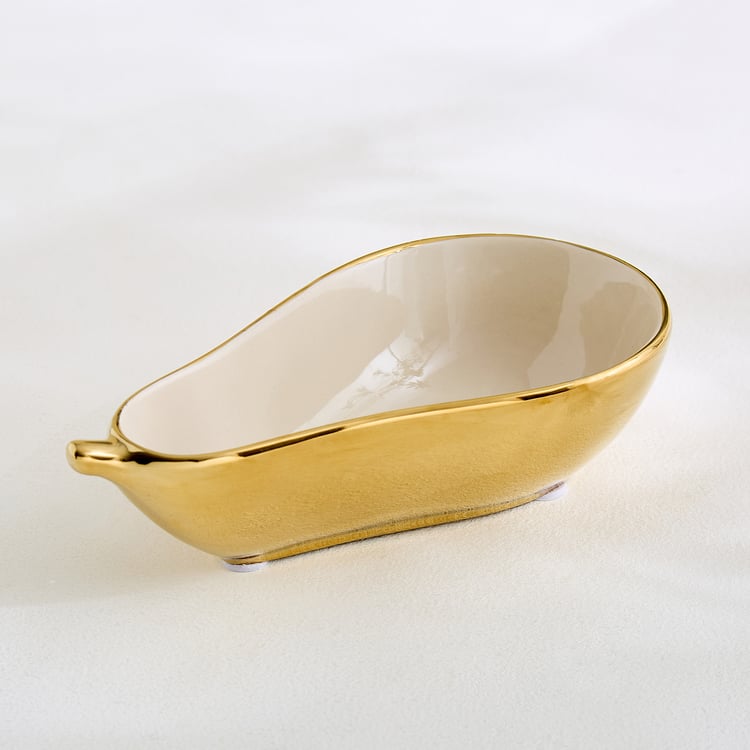 Grantley Opt Vellura Ceramic Pear Decorative Bowl