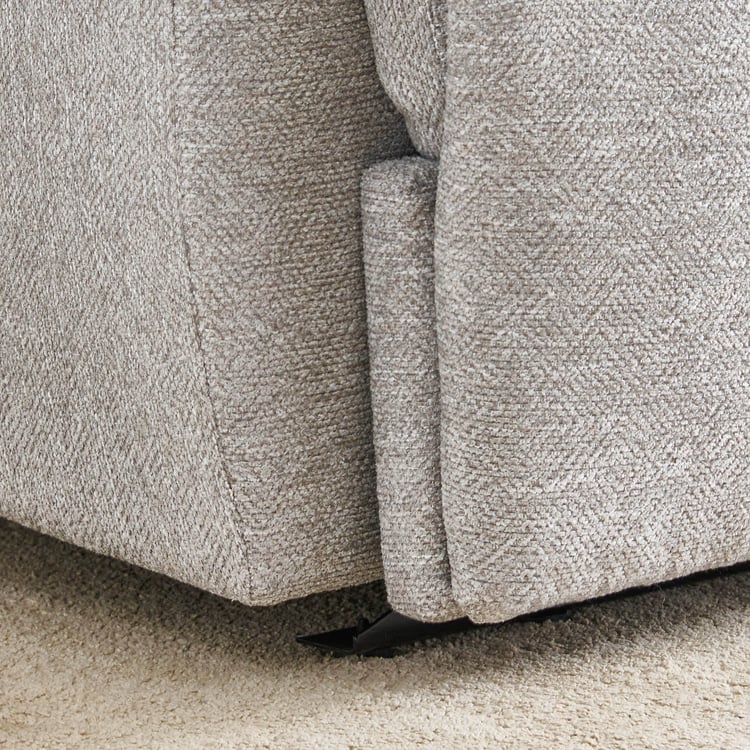 Highlander Fabric 3-Seater Electric Recliner - Grey