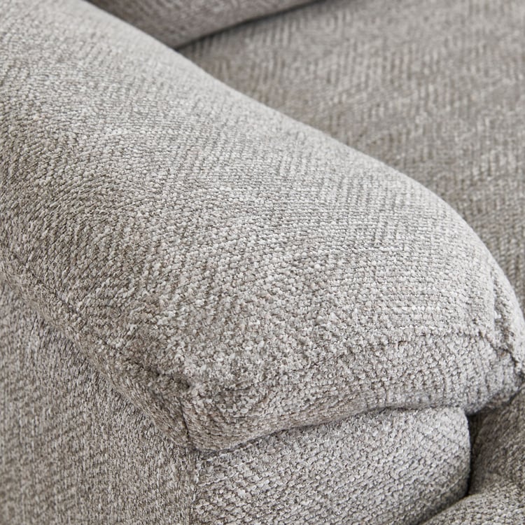 Highlander Fabric 3-Seater Electric Recliner - Grey