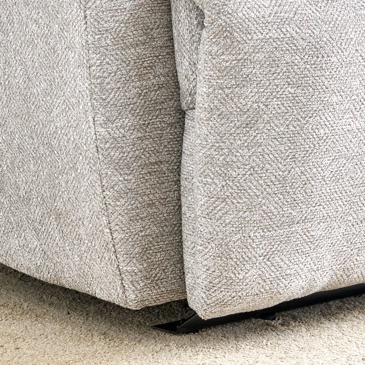 Highlander Fabric 2-Seater Electric Recliner - Grey