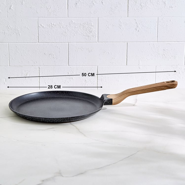 Elbury Hatchel Aluminium Non-Stick Dosa Tawa - 28cm