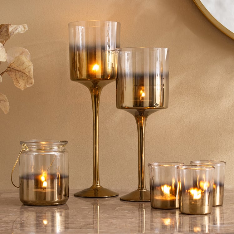 Ember Opt Lumiere Set of 3 Glass T-Light Holders