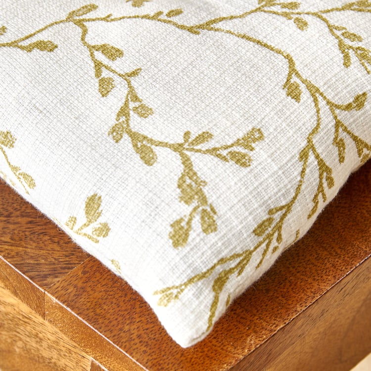 Poise Fern Printed Chair Pad - 40x40cm