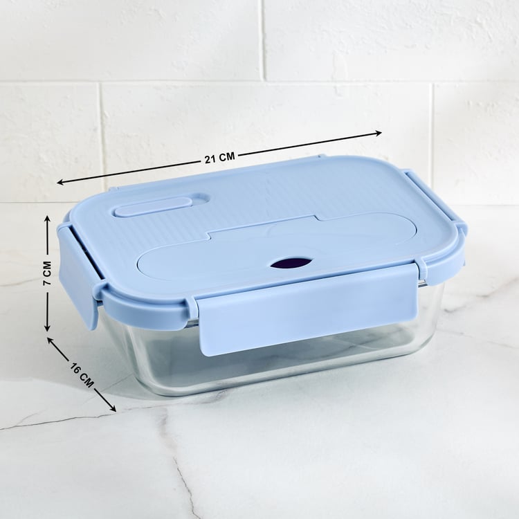 Korobka Meadow Glass Lunch Box with Cutlery - 1.5L