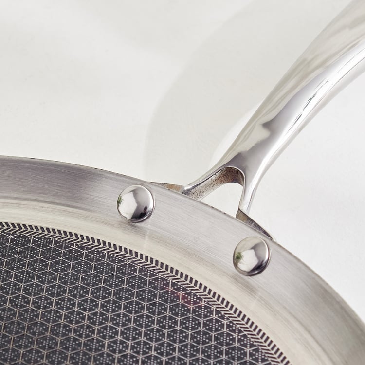 Terra Tales Lavin Triply Stainless Steel Non-Stick Dosa Tawa - 29cm