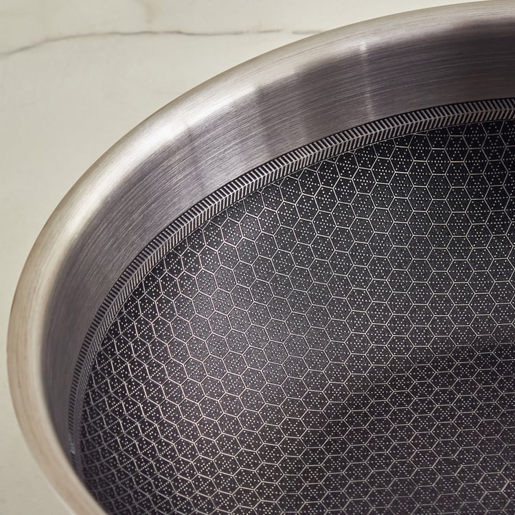Terra Tales Lavin Triply Stainless Steel Non-Stick Wok - 3.5L