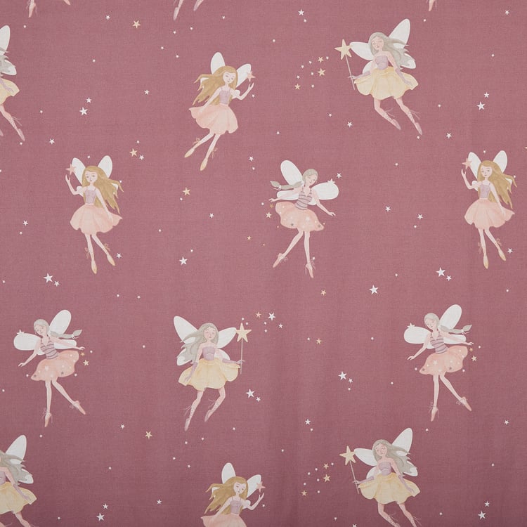Slate Kids Fairies Cotton 150TC Printed 2Pcs Single Bedsheet Set