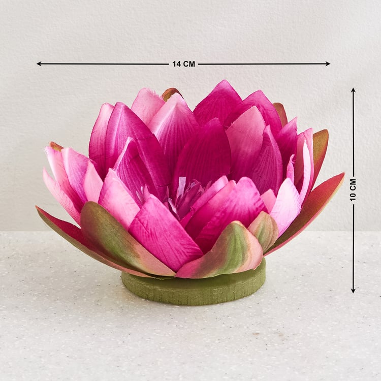 Gloria Hover Fabric Floating Lotus Flower