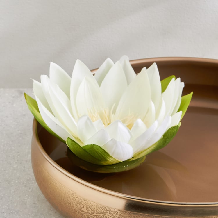 Gloria Hover Fabric Floating Lotus Flower