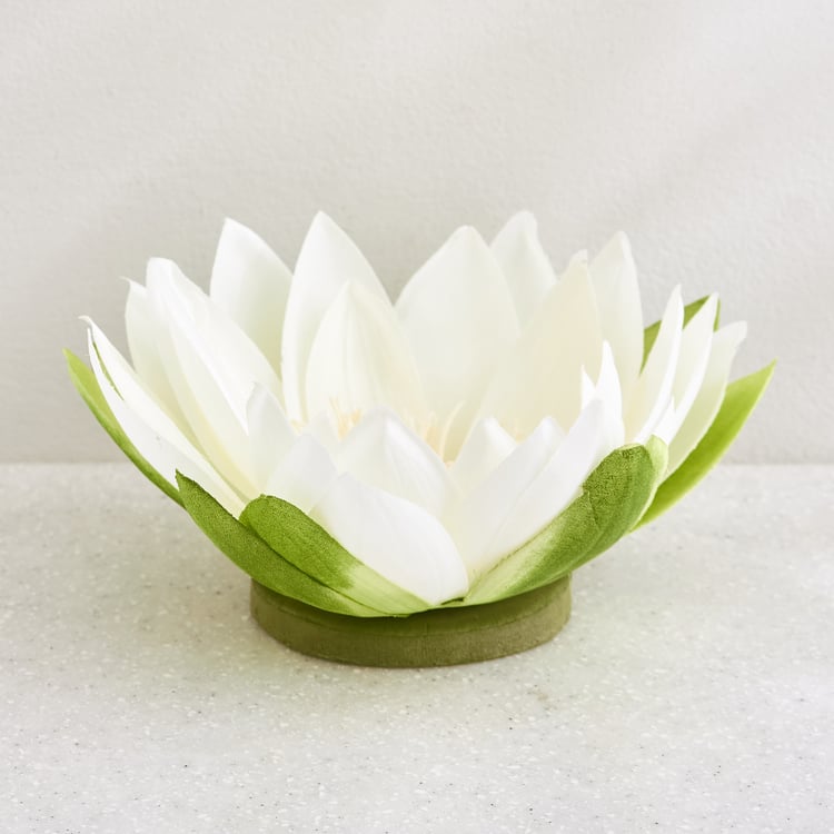 Gloria Hover Fabric Floating Lotus Flower