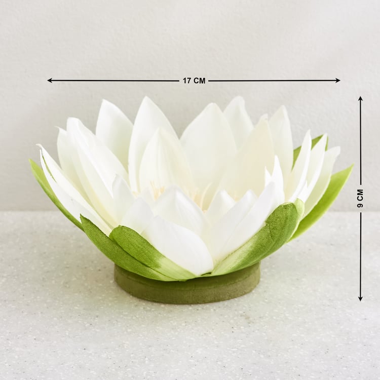 Gloria Hover Fabric Floating Lotus Flower