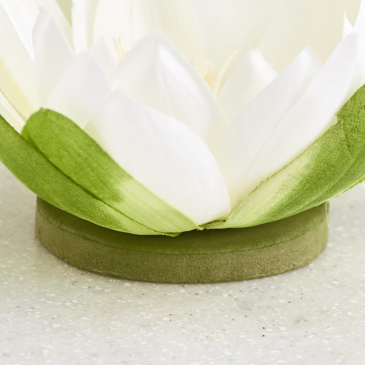 Gloria Hover Fabric Floating Lotus Flower